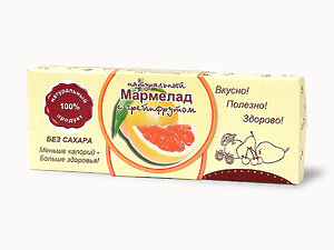  Мармелад натуральный "Грейпфрут" 140г в Южно-Сахалинске