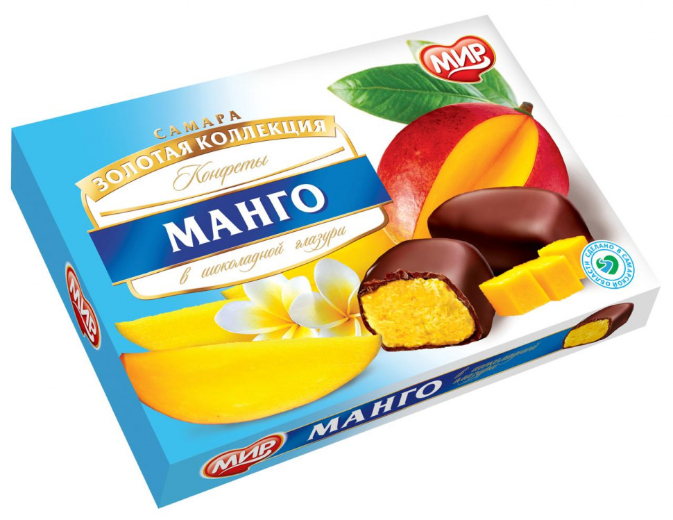  КФ МИР Манго-Кокос в шоколадной глазури 160г  в Южно-Сахалинске