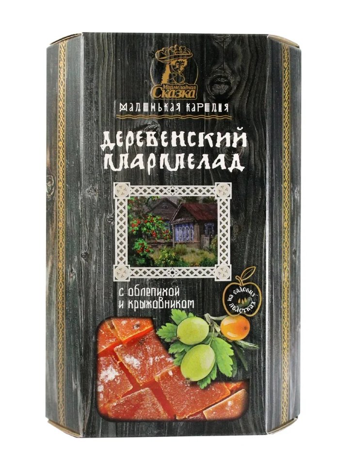  Мармелад деревенский "С крыжовником и облепихой" 300г в Южно-Сахалинске